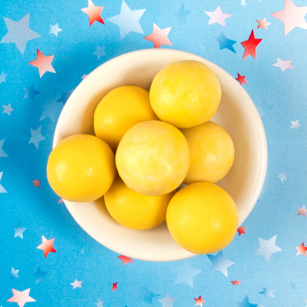 lemon cream malt balls