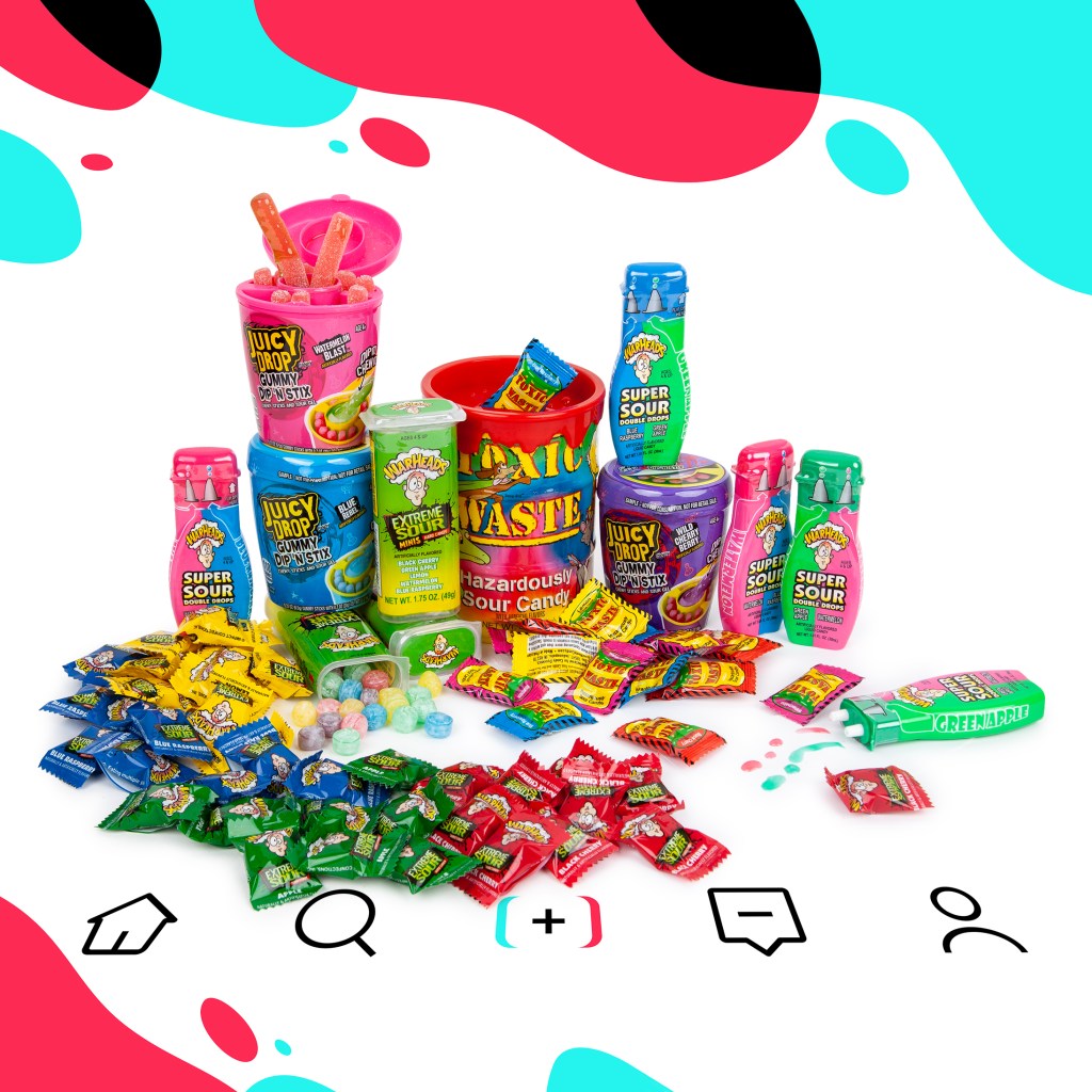 TikTok, TikTok Candy, TikTok treats, sour candy, Toxic Waste Candy, Warheads Candy, Juicy Drops Candy, Juicy Drops TikTok