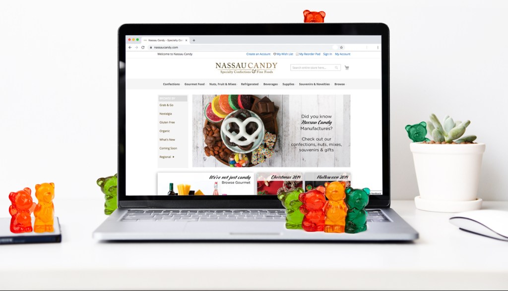 Gummy bears, online candy sales, online sales