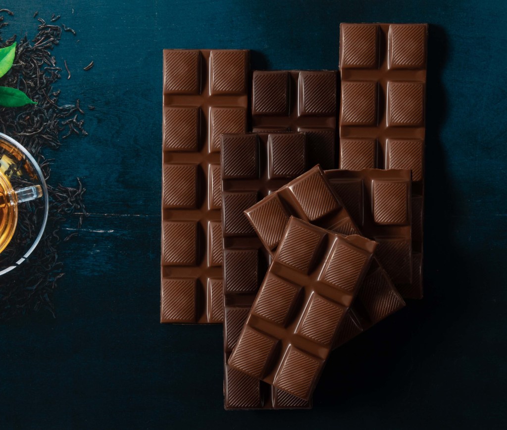 milk chocolate bar, dark chocolate bar, chocolate trivia