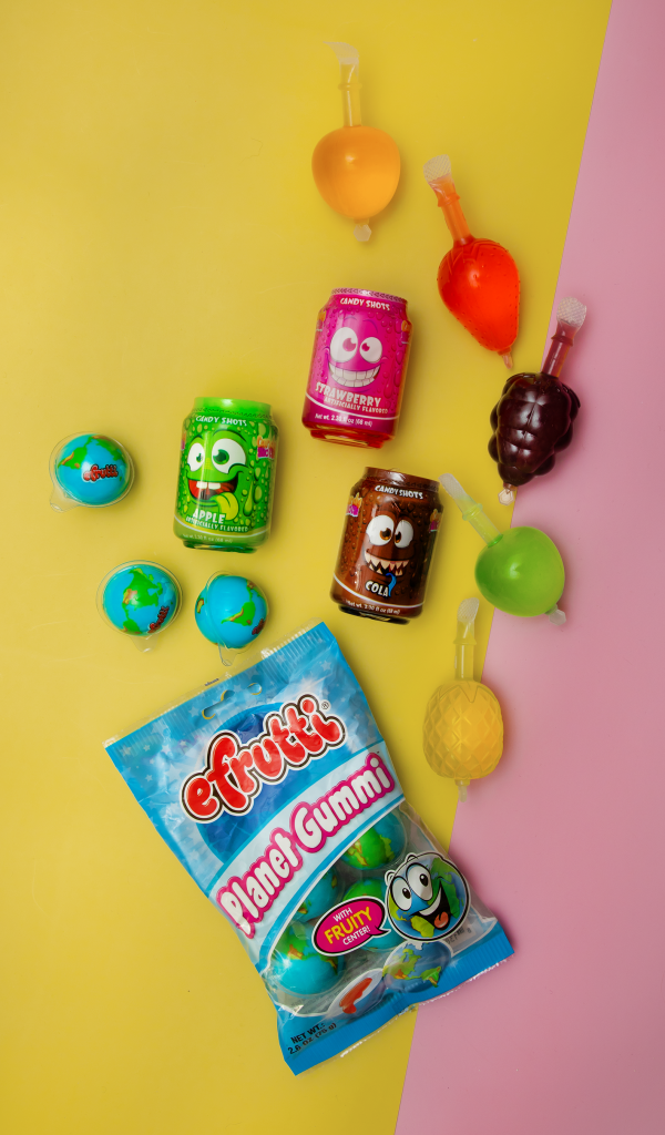 TikTok, TikTok Candy, TikTok Candy Challenge, Efrutti Planet Gummi, Jelly Blasters, Candy shots, 