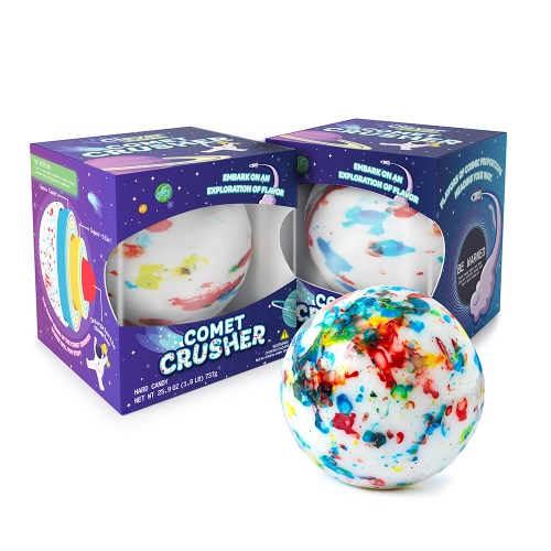 Clever Candy Comet Crusher the World's Largest Jawbreaker at 4 inches - Exclusively at Wholesale candy Distributor Nassau Candy
