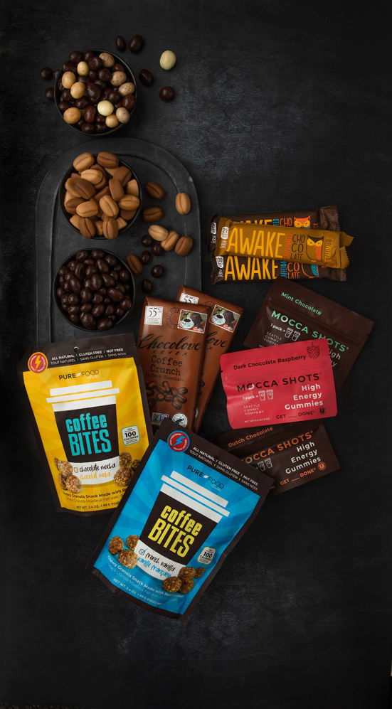 Give Your Selection a Boost with Coffee & Caffeinated Snacks