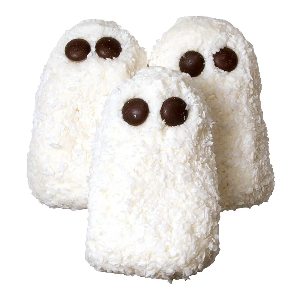Halloween Coconut Ghosts