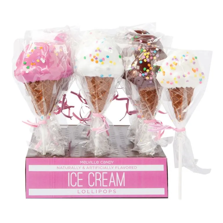 Ice Cream Cone Lollipops