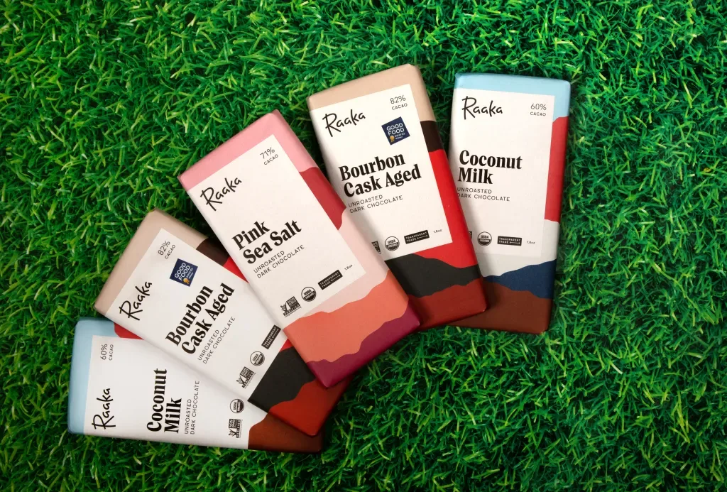 Raaka Organic Chocolate Bars