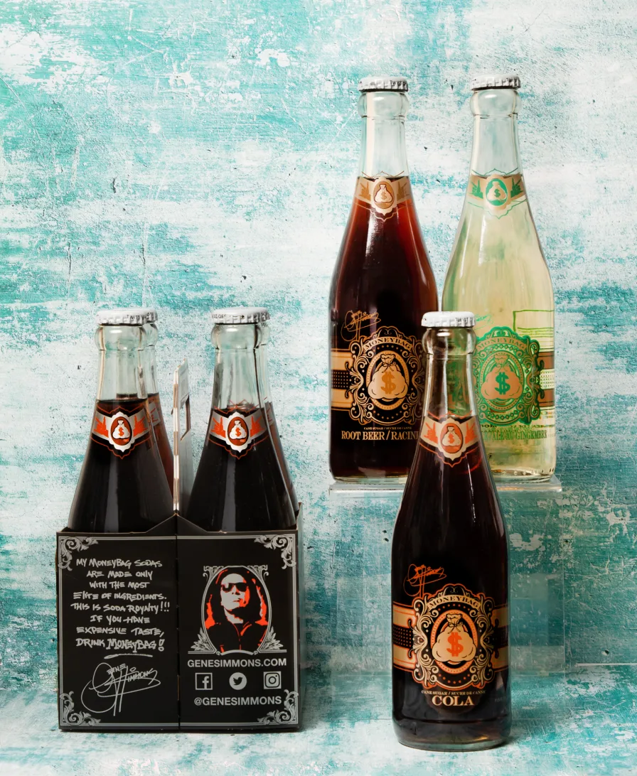 Celebrity Sodas Moneybags