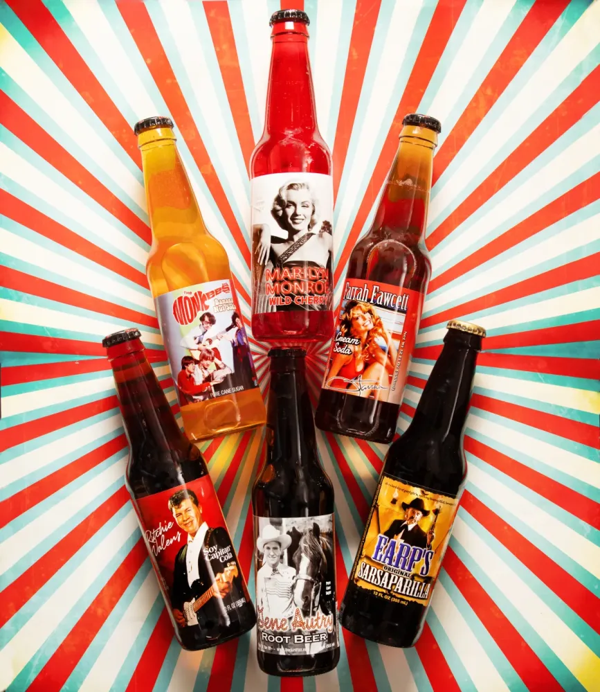 Celebrity Sodas Retro