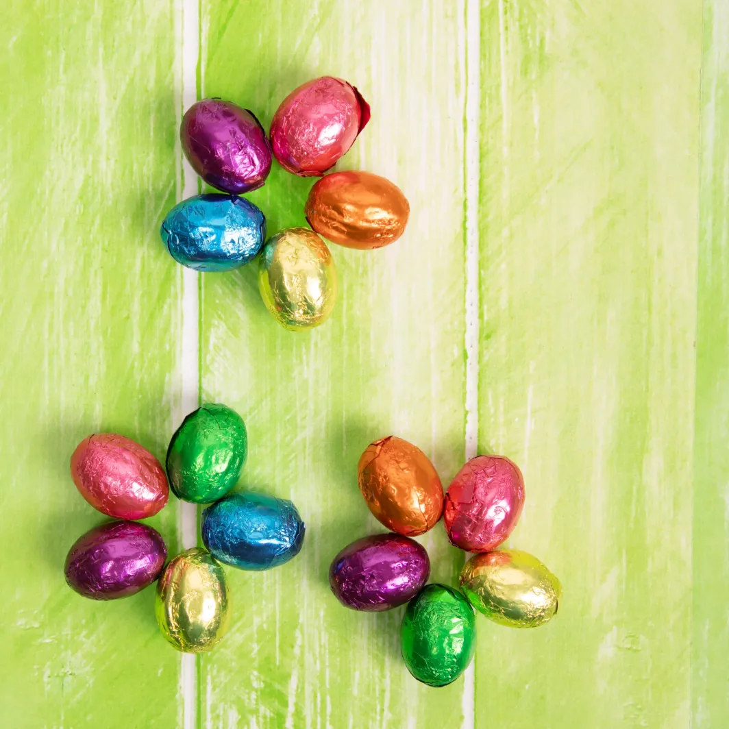 Dark Chocolate Foiled Eggs