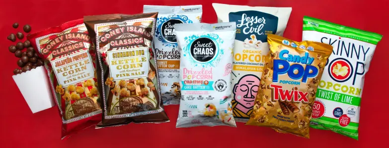 New Popcorn Flavors Wide Banner