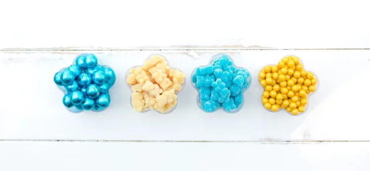 Color Wave Candy Buffet Display