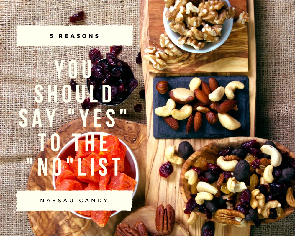 Better-for-you snack list