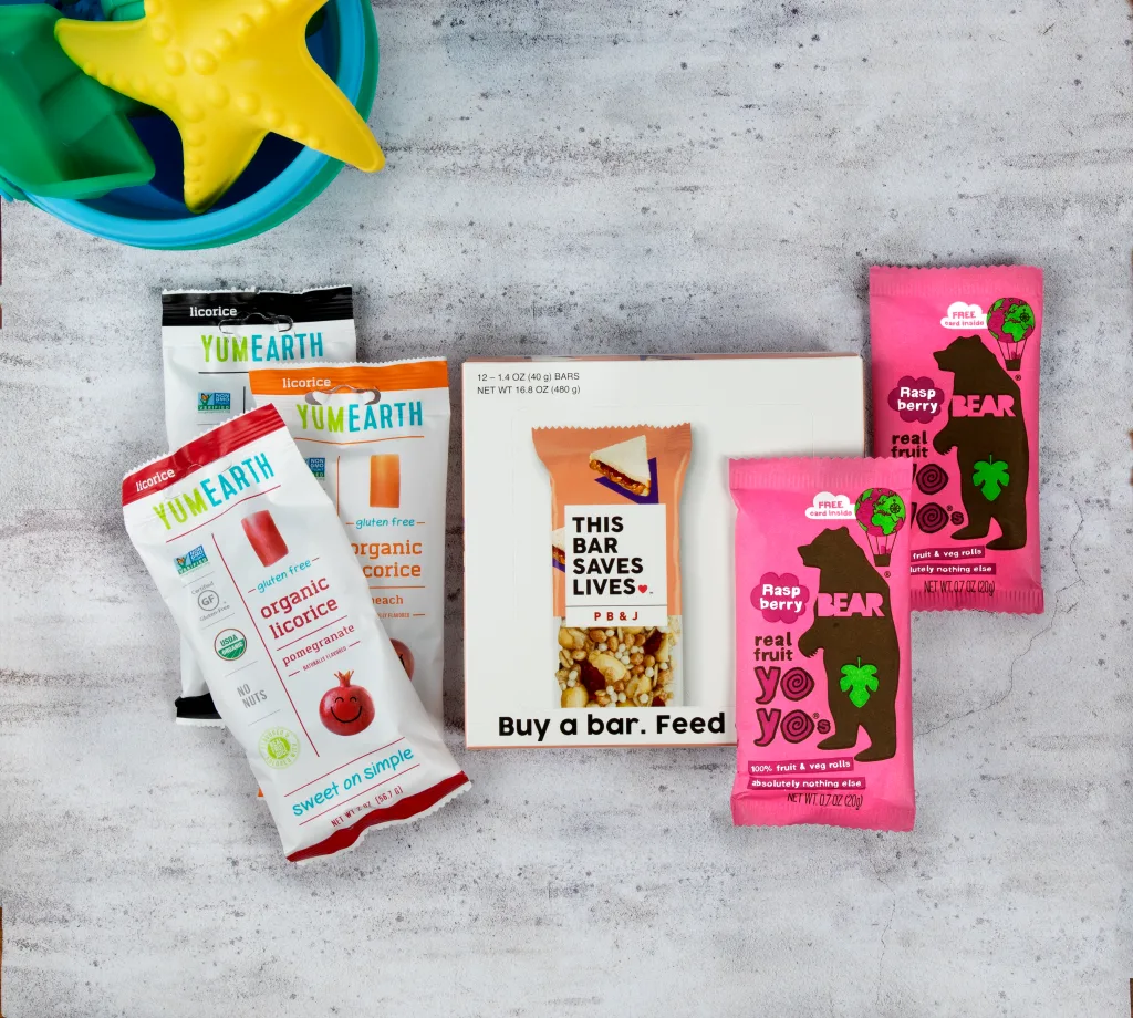 Travel snack lifestyle image